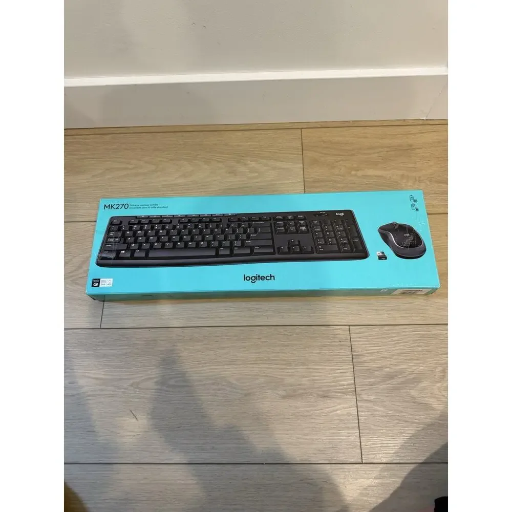 Logitech MK270 Wireless Keyboard & Mouse Combo - WiFi, Black (920-004536)